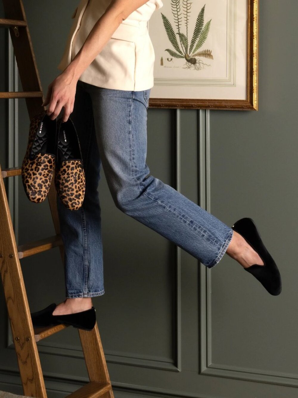 Birdies Original Starling Loafer - Black Velvet Smoking Slipper, Size 7.5